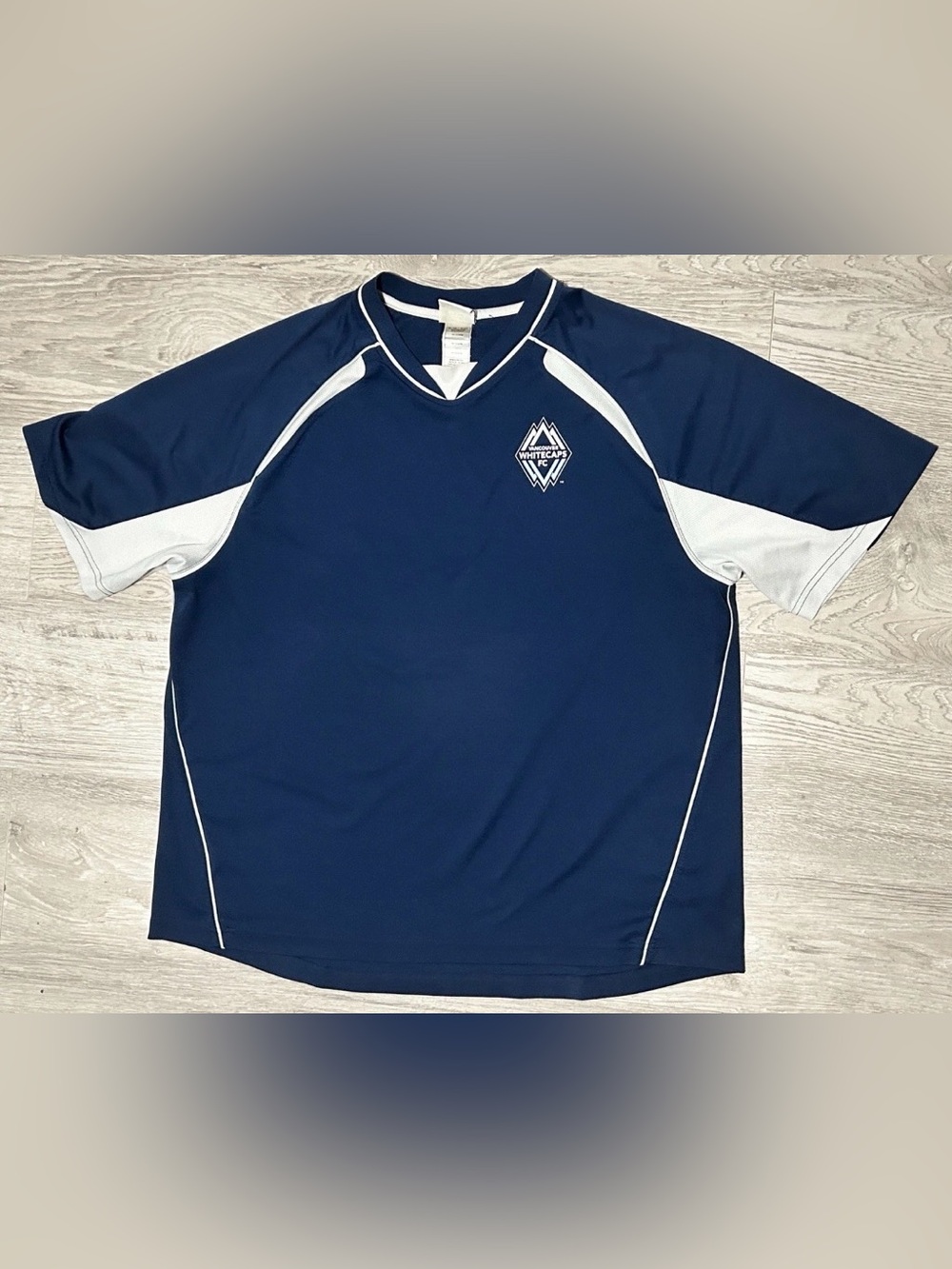 Vancouver Whitecaps FC MLS Navy Athletic Soccer Jersey